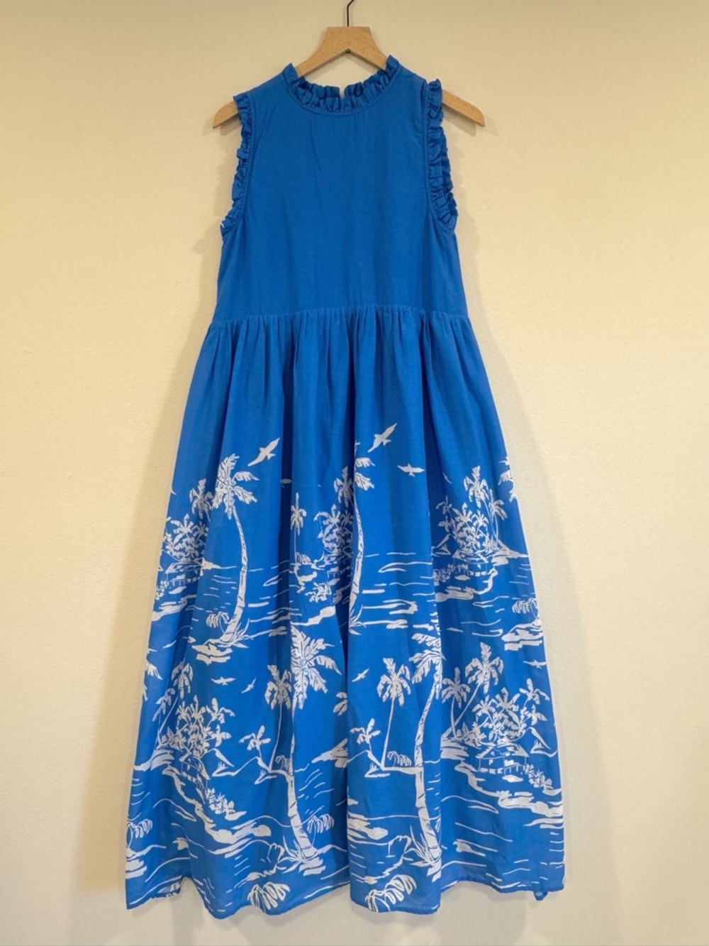 Jude Connally Constance Tropical Maxi Dress Resort Vacation Wedding Brunch M - Picture 2 of 8